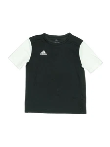 Adidas Boys Black Active T-Shirt 9 - Picture 1 of 2