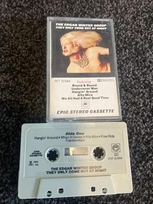 The Edgar Winter Group They Only Come Out at Night Cassette CBS 1972 - Image 1 of 2