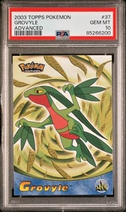PSA 10 2003 Topps Pokemon Advanced 37 Grovyle GEM MINT - Picture 1 of 2