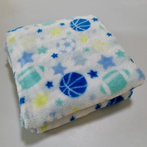 Swiggles Coperta Bambino Palline Sportive Stelle Baseball Basket Calcio Calcio - Foto 1 di 4