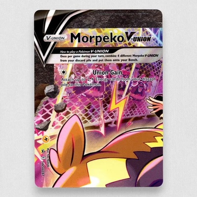 Morpeko V-Union SWSH287 SWSH: Sword & Shield Promo Cards Holo Promo Pokemon - Image 1 of 2