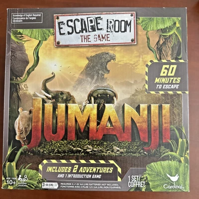 Cardinal: Jumanji Escape Room The Game 60 mins to Escape Open Box - Image 1 of 4