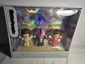 Elton John Fisher-Price Little People Collector Figure Set 3-Pack New Sealed Toy - Picture 1 of 15