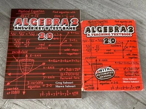 🌟 Teaching Textbooks Algebra 2 - 2.0 Answer Key & Test Bank & CD's - Picture 1 of 6