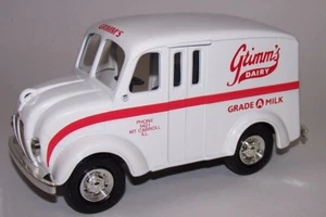 Ertl Collectible 1950 Divco Delivery Truck Diecast Metal Grimm"s Dairy Bank - Picture 1 of 11
