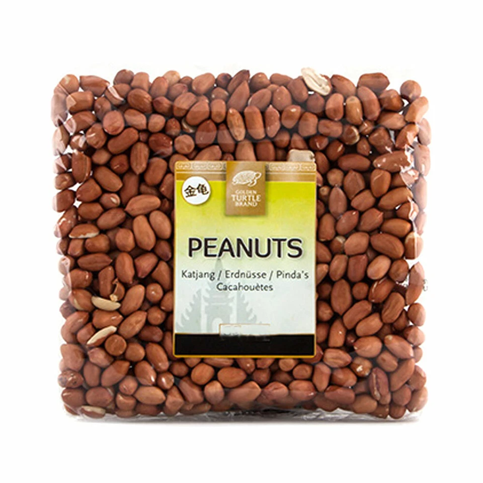 500g Erdnüsse roh mit Haut ohne Schale Erdnusskerne keine Zusätze vegan - Bild 1 von 1