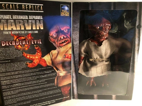 MARVIN Full Moon Playthings Decadent Evil 1:1 Scale 13" Replica Figure NOS *READ Cover