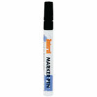 Pack Of 9 Ambersil Black Acrylic Paint Marker Pen 3mm Fibre Nib 20364