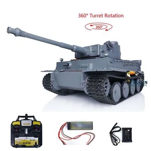 Mato 1220 1/16 Metal German Tiger I Remote Control RTR Tank Battle BB Shooting - Picture 1 of 12