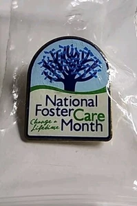 National Foster Care Month Lapel Pin May Change a Lifetime RARE - Picture 1 of 4