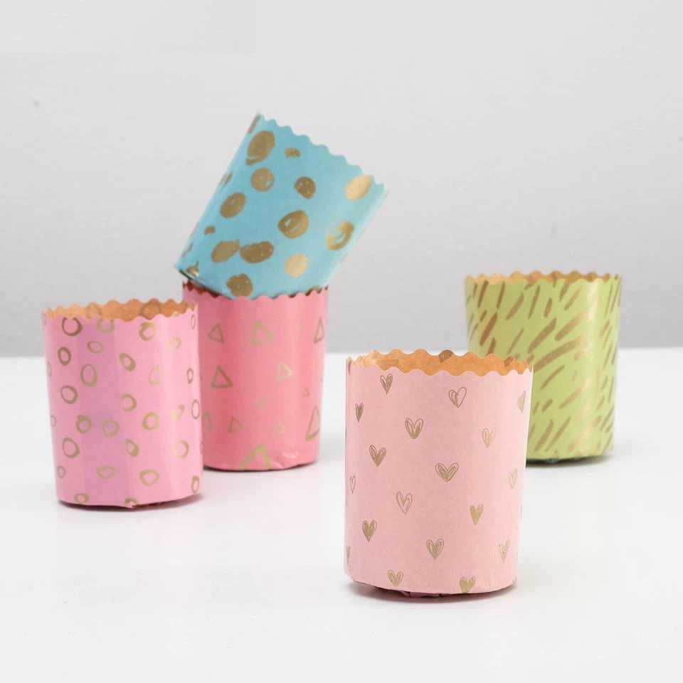 Бумажные формы для кулича Пастель, 4 шт. / Backform für Osterkuchen 4 Stk. - Bild 1 von 1