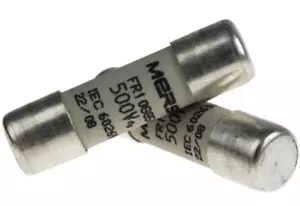 10x Cartucho de cerámica Mersen fusible IEC K215128, 6A 400V-690V CA 10 mm x 38 mm - Imagen 1 de 1