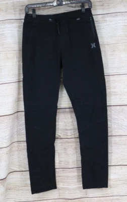 Hurley Boys Youth Size Large Pull On Nike Dri Fit Pants Black - Image 1 of 4