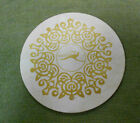 #Kk.    Qantas  Airlines  Drink  Coaster - Rounded Edge
