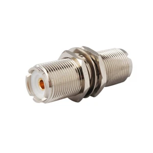 SO239 SO-239 UHF female to female Aadapter RF connector Female & Jack Straight - Picture 1 of 3