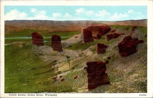 Cartolina Castello Buttes Green River Wyoming - Foto 1 di 2