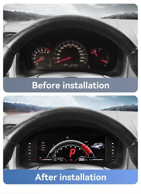 Cuadro de instrumentos digital velocímetro tablero de instrumentos de 10,25" para Honda Accord 2003-07 Foto 1 de 4