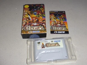 NINTENDO SUPER FAMICOM GAME CARTRIDGE ELFARIA COMPLETE JAPAN IMPORT HUDSON SOFT - Picture 1 of 6