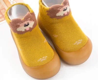 Nuevo Bebé Niño Pequeño Calcetín Zapatos Suela de Silicona Suave Zapatos Transpirables Bebé Zapatos Foto 1 de 4