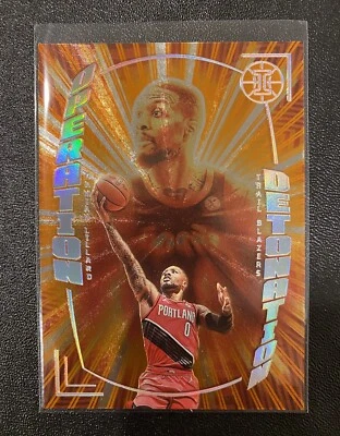 2021-22 Panini Illusions Operation Detonation #32 Damian Lillard Blazers Orange - Image 1 of 2