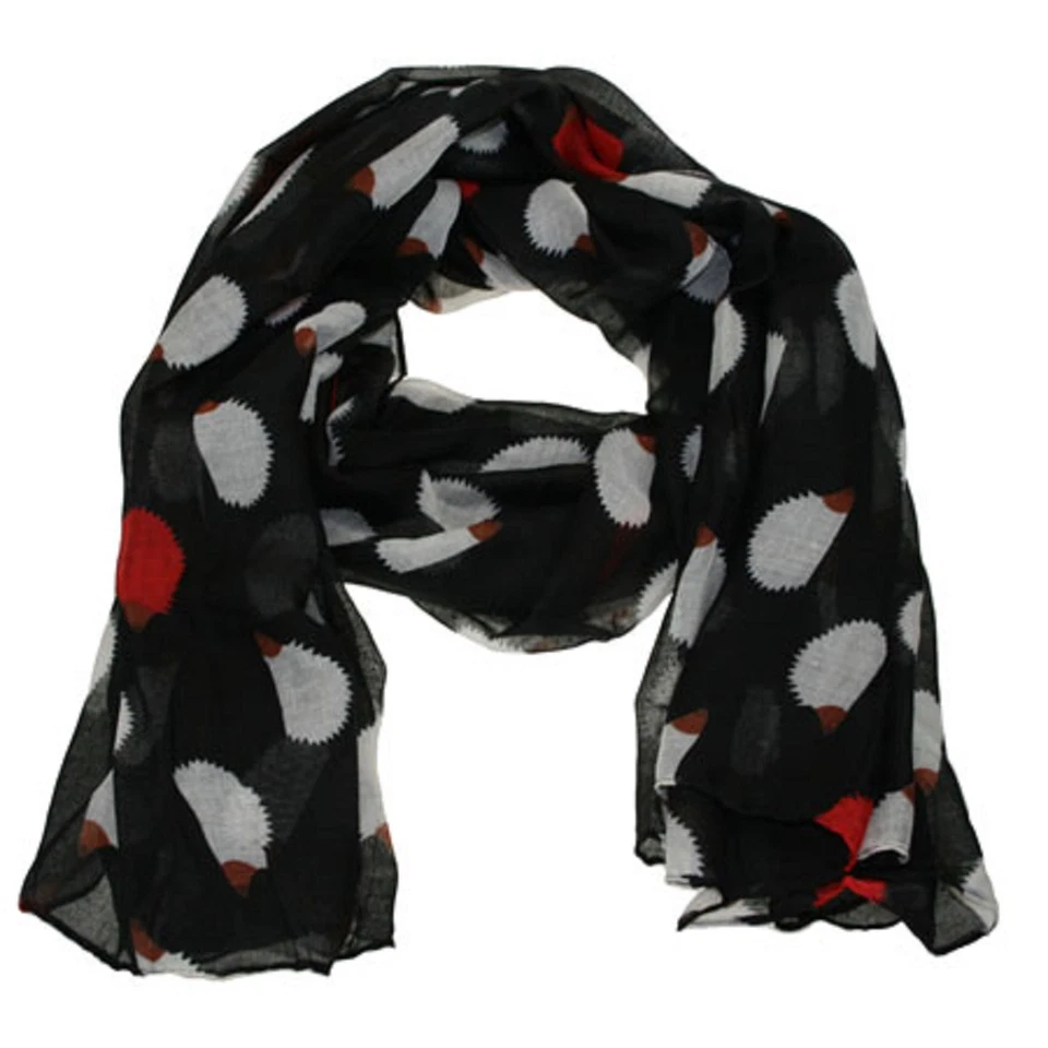 New Arrival Hedgehog Animal Print Neck Shawl Scarf Scarves Warp Stole Warm