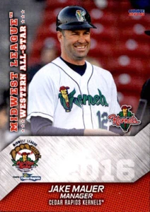 2016 Midwest League All-Stars Choice #67 Jake Mauer Manager Baseball Card - Picture 1 of 2