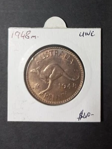 1948M. KGVI AUSTRALIAN PENNY - Picture 1 of 2