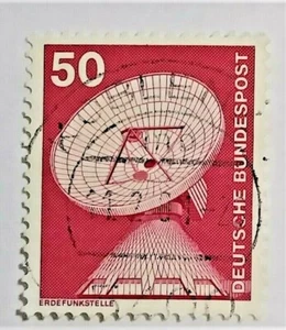 50 Deutsche Bundespost Postage Stamp - Collectable Vintage International - Picture 1 of 2