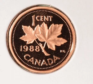 1988 Canada PROOF Penny - Bild 1 von 2