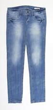 Terranova Womens Blue Cotton Straight Jeans Size L L31 in Regular