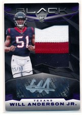 2023 Panini Black Will Anderson Jr. Auto Autograph Rookie Jersey RPA 95/99 CB91 