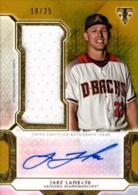 2018 Topps Triple Threads JAKE LAMB Jumbo 球衣/签名 #'d/25 — 第 1/2 张图片
