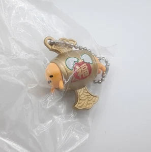 Sanrio Gudetama 1.5" mini keychain figure toy charm - Picture 1 of 2