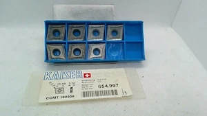 (7 Inserts) Big Kaiser CCMT160508, CCMT 160508, Mfr# 654.997 - Picture 1 of 1