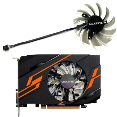 T128010SM For Gigabyte GeForce GT 1030 2GB OC GPU Fan Performance Cooling Part - Image 1 of 4