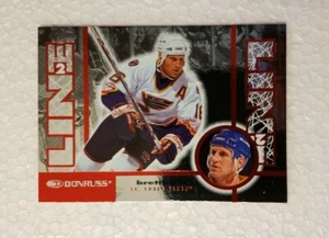 1997-98 Donruss Line 2 line #18 Brett Hull R SN 0317/4000 KCC2 - Picture 1 of 2