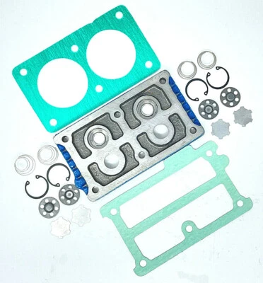 EMGLO L40, JENNY 610-1396 VALVE PLATE WITH GASKETS & VALVES / K, KU, G & W PUMP - Image 1 of 2
