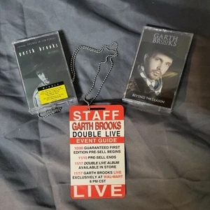 Beyond the Season & No Fences  by Garth Brooks (NEW SEALED Cassettes 1992 ) - Picture 1 of 8