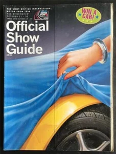 NEC BRITISH INT'L MOTOR SHOW 21-30 Oct 1994 Official Show Guide Car Catalogue - Picture 1 of 5