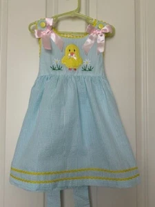 Vestido LIL CACTUS Sin Mangas Seersucker Esponjoso Chica AZUL CLARO Niña Talla 3T - Imagen 1 de 5