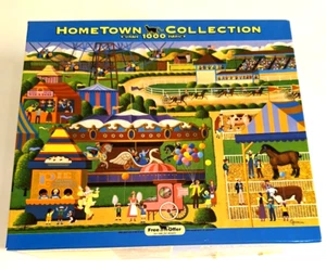 Rompecabezas de 1000 piezas Hometown Collection County Fair 18 15/16" X 26 3/4" - Imagen 1 de 6
