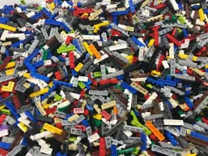 Lote de 100 placas de esquina Lego 1x2 1x3 1x4 2x2: planos a granel 1x de ancho solo colores mixtos - Imagen 1 de 2