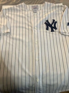 Vintage 90’s Starter New York Yankees Lou Gehrig Jersey 2XL MLB - Picture 1 of 5