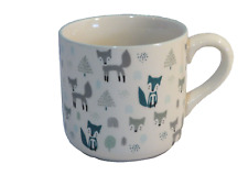 Polar Frost HOLIDAY WINTER FOXES IN FOREST Ceramic Mug - NEW
