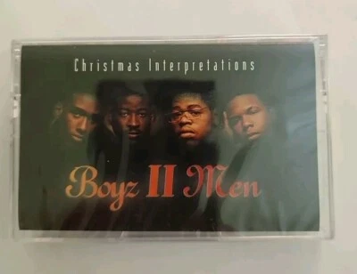Boyz II Men - Christmas Interpretations Cassette SEALED Motown VTG  - Image 1 of 4
