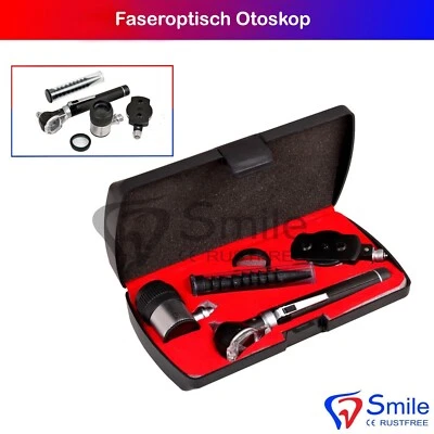Otoskop Ophthalmoskop Set Ohrenleuchte Diagnostik Ohrtrichter Otologie HNO - Bild 1 von 3