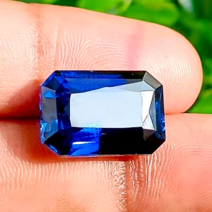 Natural 20.00 Ct GIE Certified Blue Namibia Jeremejevite Emerald Loose Gemstone - Picture 1 of 4
