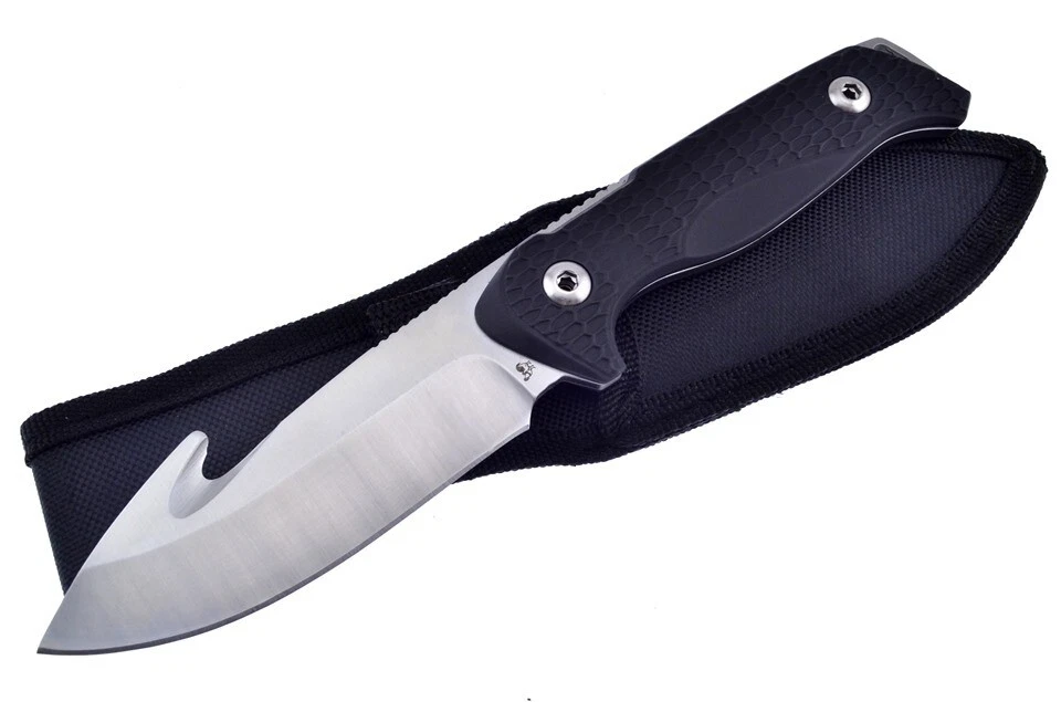 H&R HR-629GH Black Rubberized Hunter w/Sheath Gut HOOK - Image 1 of 1