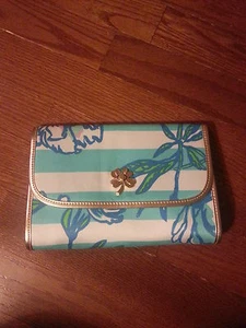 Bolso de Mano Lilly Pulitzer Spring Fling Nuevo con Etiquetas en Azul Ahorrado Lanzando la Línea $128 - Imagen 1 de 8