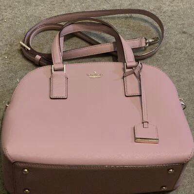 Kate Spade Lilac Pink Purple Medium Grab Crossbody Leather Bag Excellent Cond - Image 1 of 4